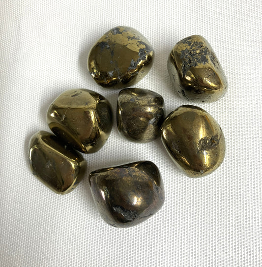 Peacock Ore Tumbled Stones AKA Chalcopyrite (#144)