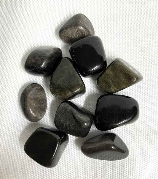 Gold Sheen Obsidian Crystal (#160)