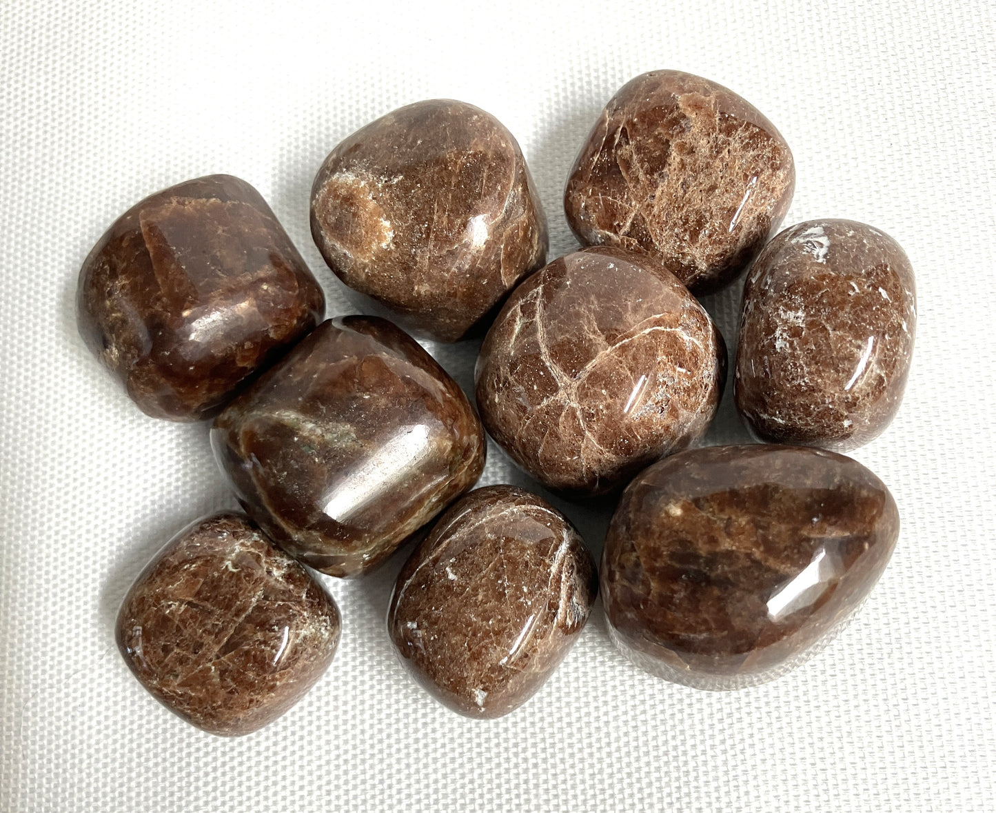 Hessonite Garnet Tumbled Stones (#165)