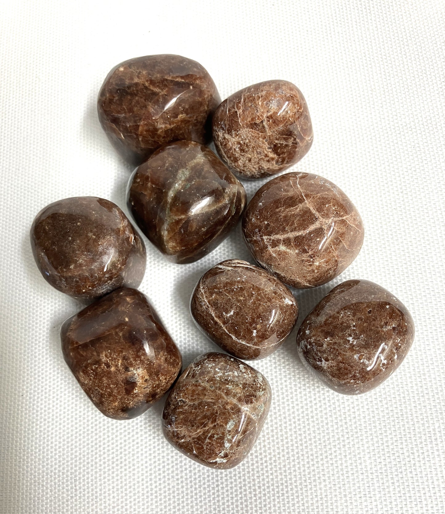 Hessonite Garnet Tumbled Stones (#165)