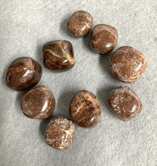 Hessonite Garnet Tumbled Stones (#165)