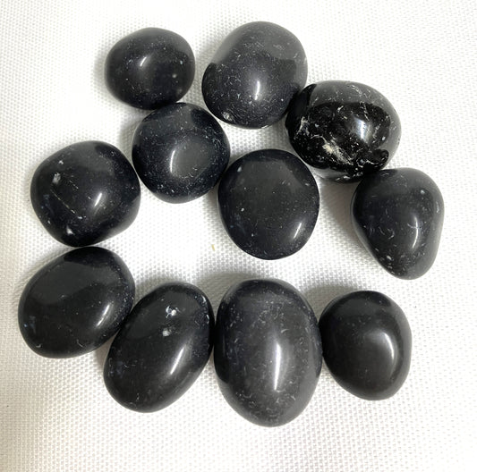 Black Agni Manitite aka Pearl of Fire Tumbled Stone  #166
