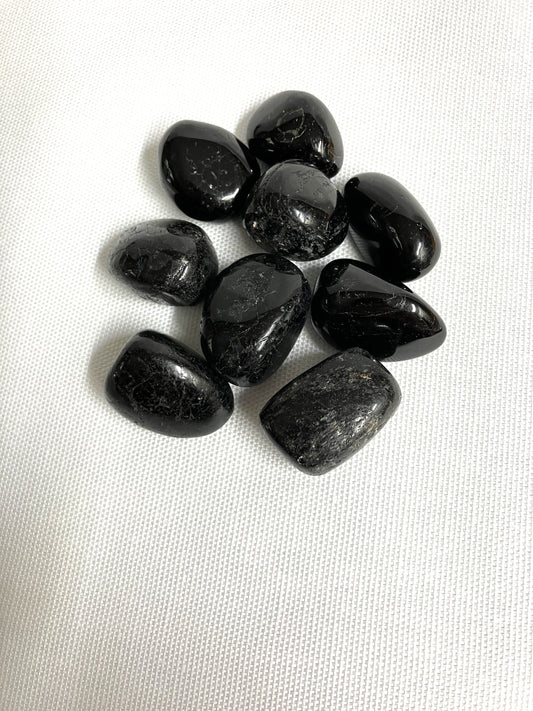 Black Tourmaline Tumbled Stone  (#19)