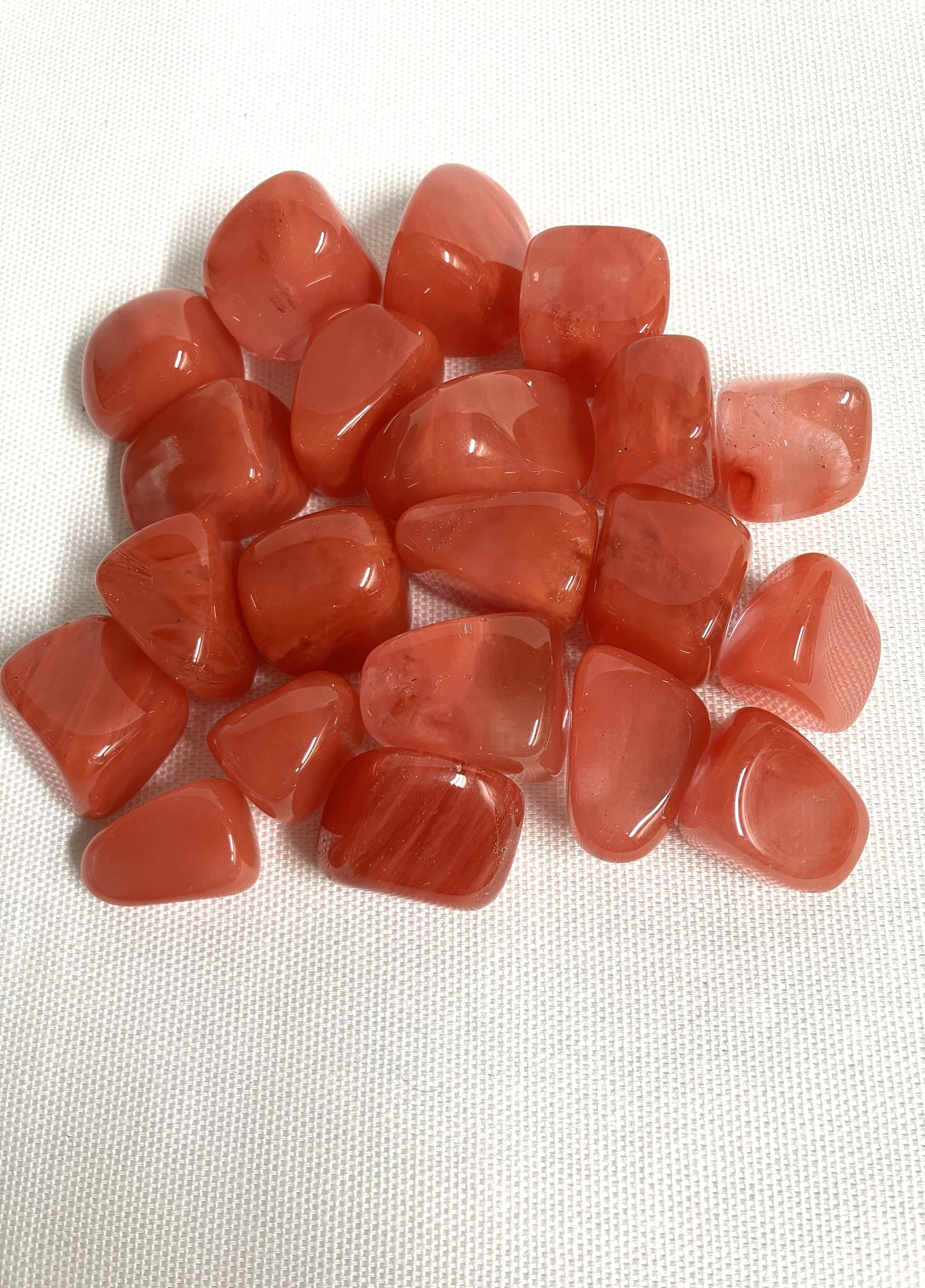 Beautiful Tumbled Cherry Quartz Stone (#46)