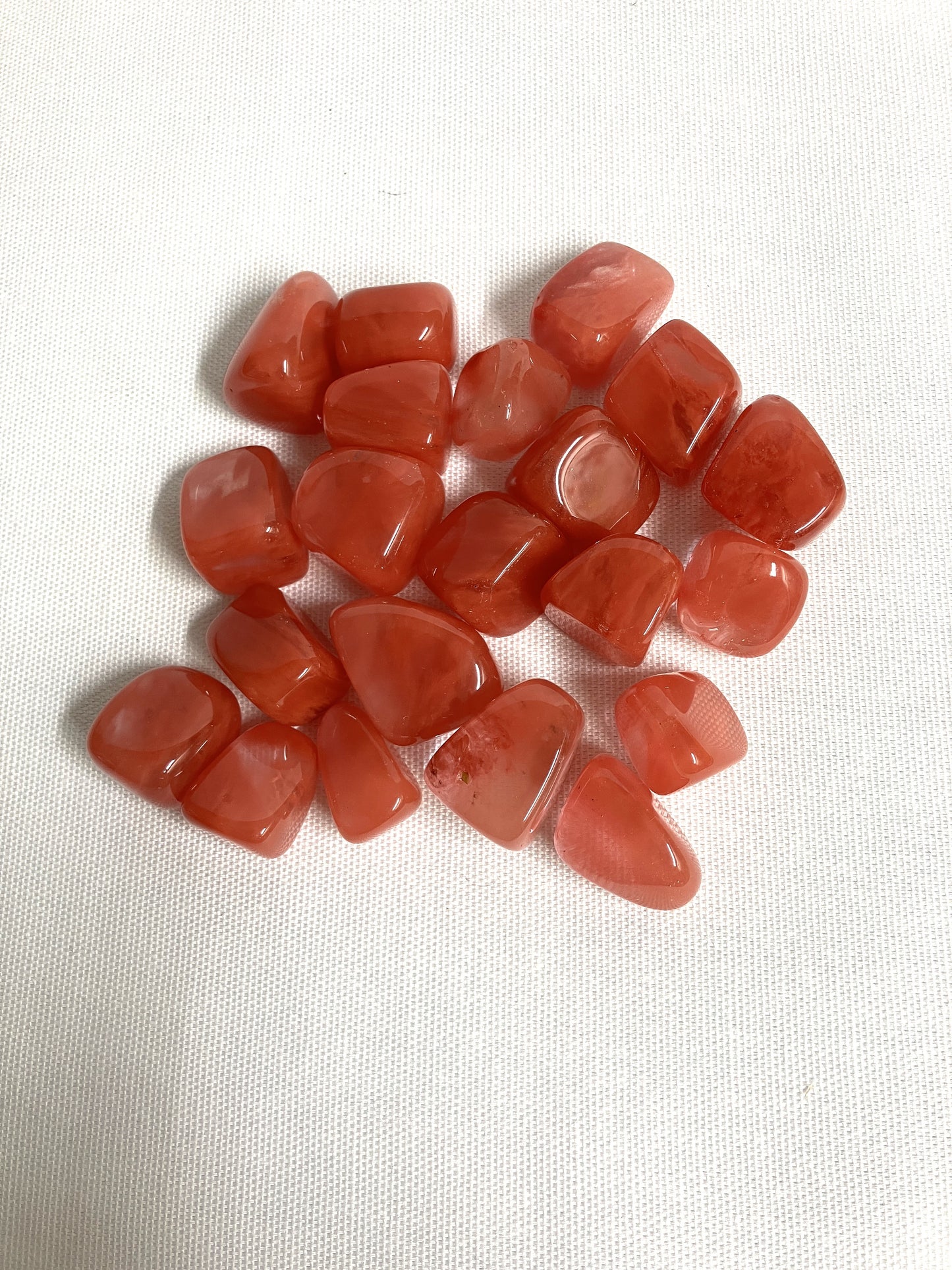 Beautiful Tumbled Cherry Quartz Stone (#46)