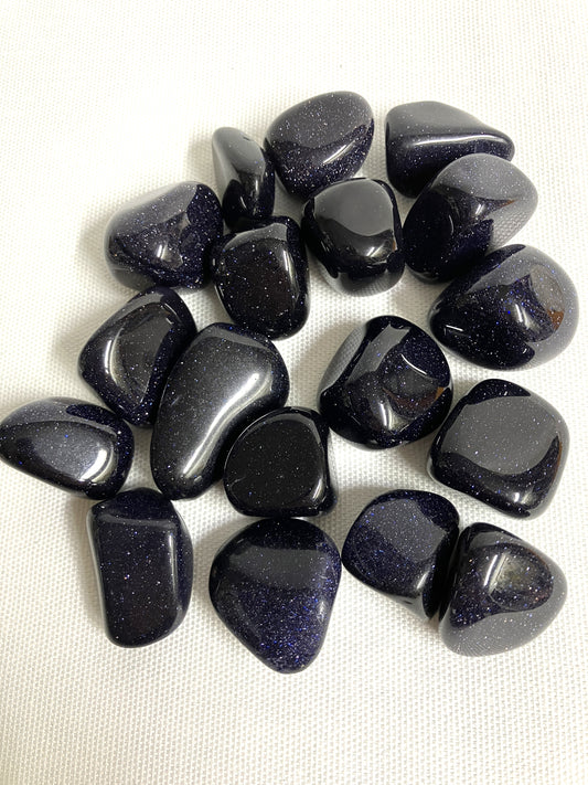Blue Goldstone Tumbled  Stones Absolutely Gorgeous!  (#47)