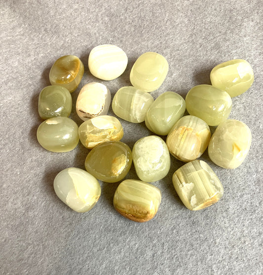 Green Calcite Tumbled Stones (#62)