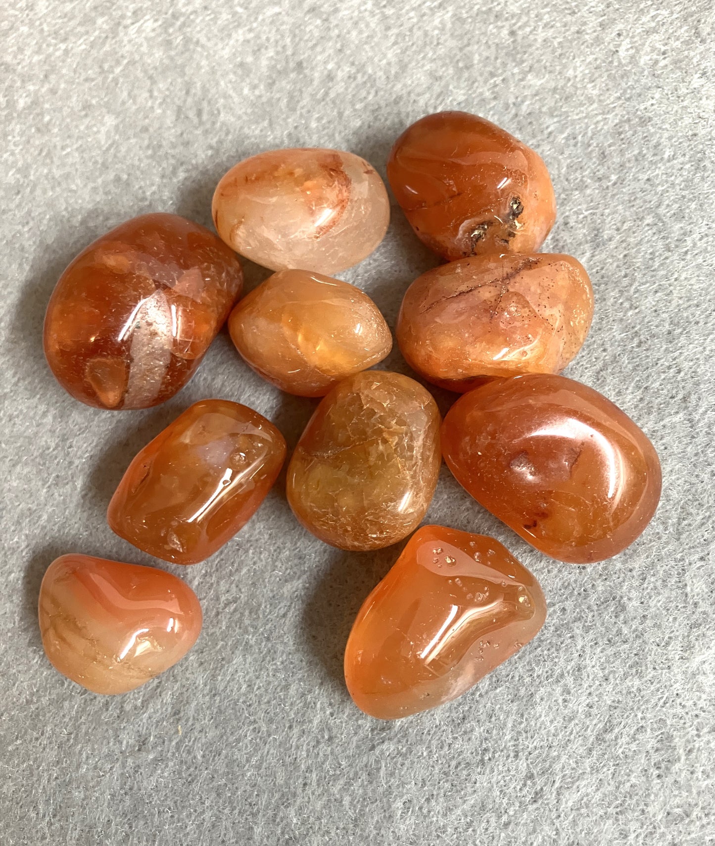 Tumbled Carnelian Stones (#64)