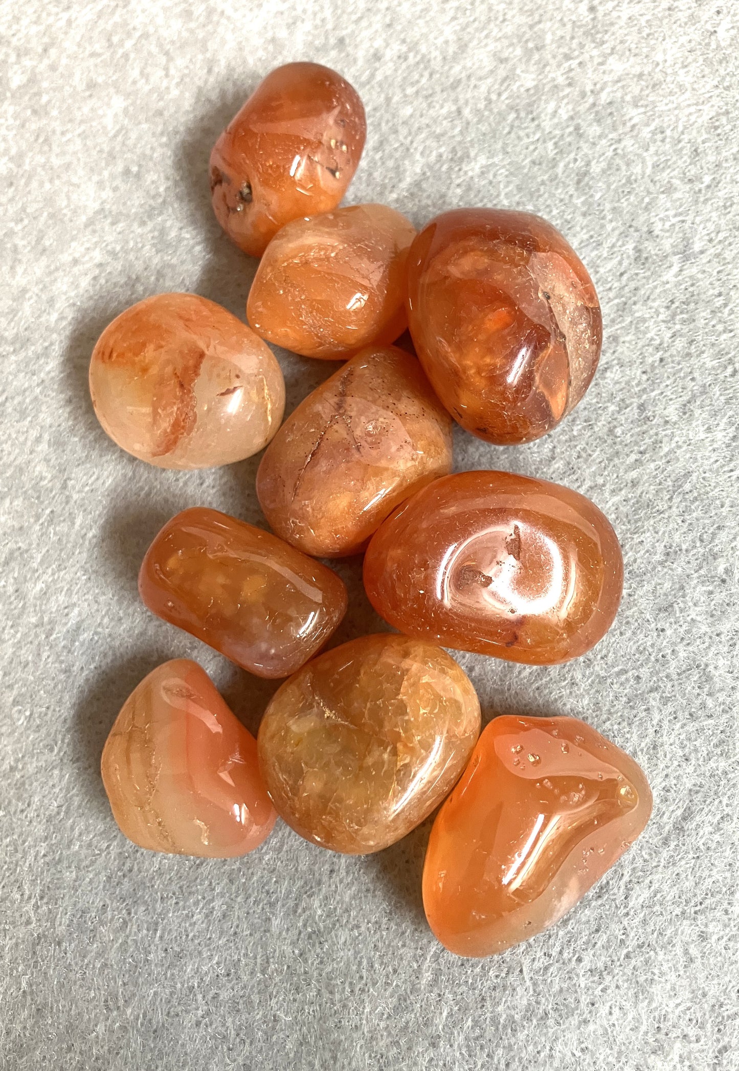 Tumbled Carnelian Stones (#64)