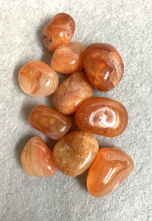 Tumbled Carnelian Stones (#64)