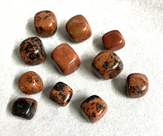 Mahogany Obsidian Tumbled Stones  (#67)