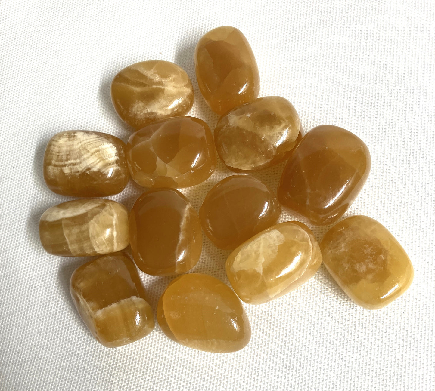 Tumbled Carmel Honey Calcite (#74)