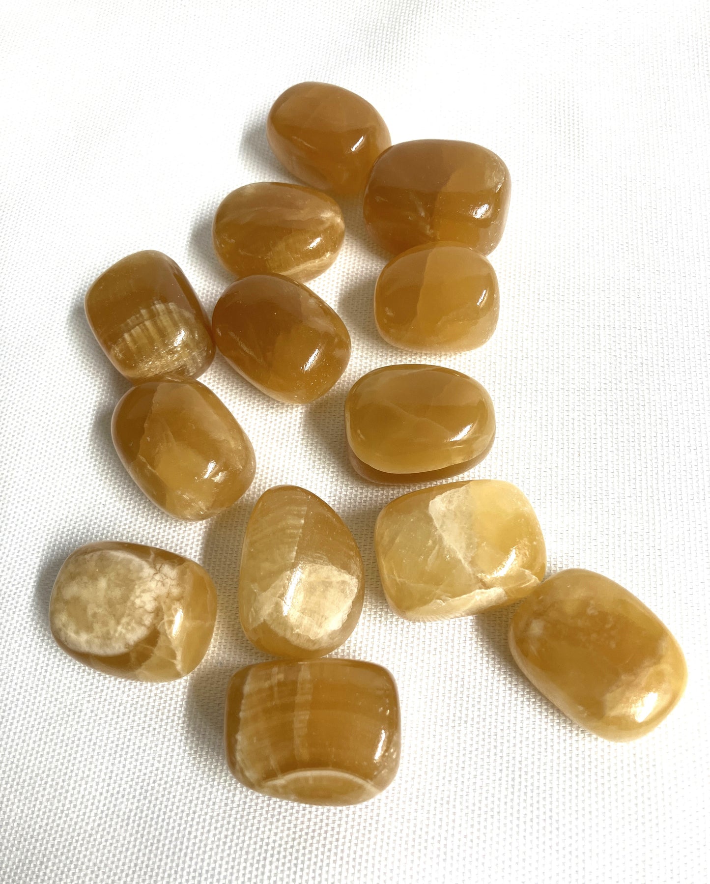 Tumbled Carmel Honey Calcite (#74)