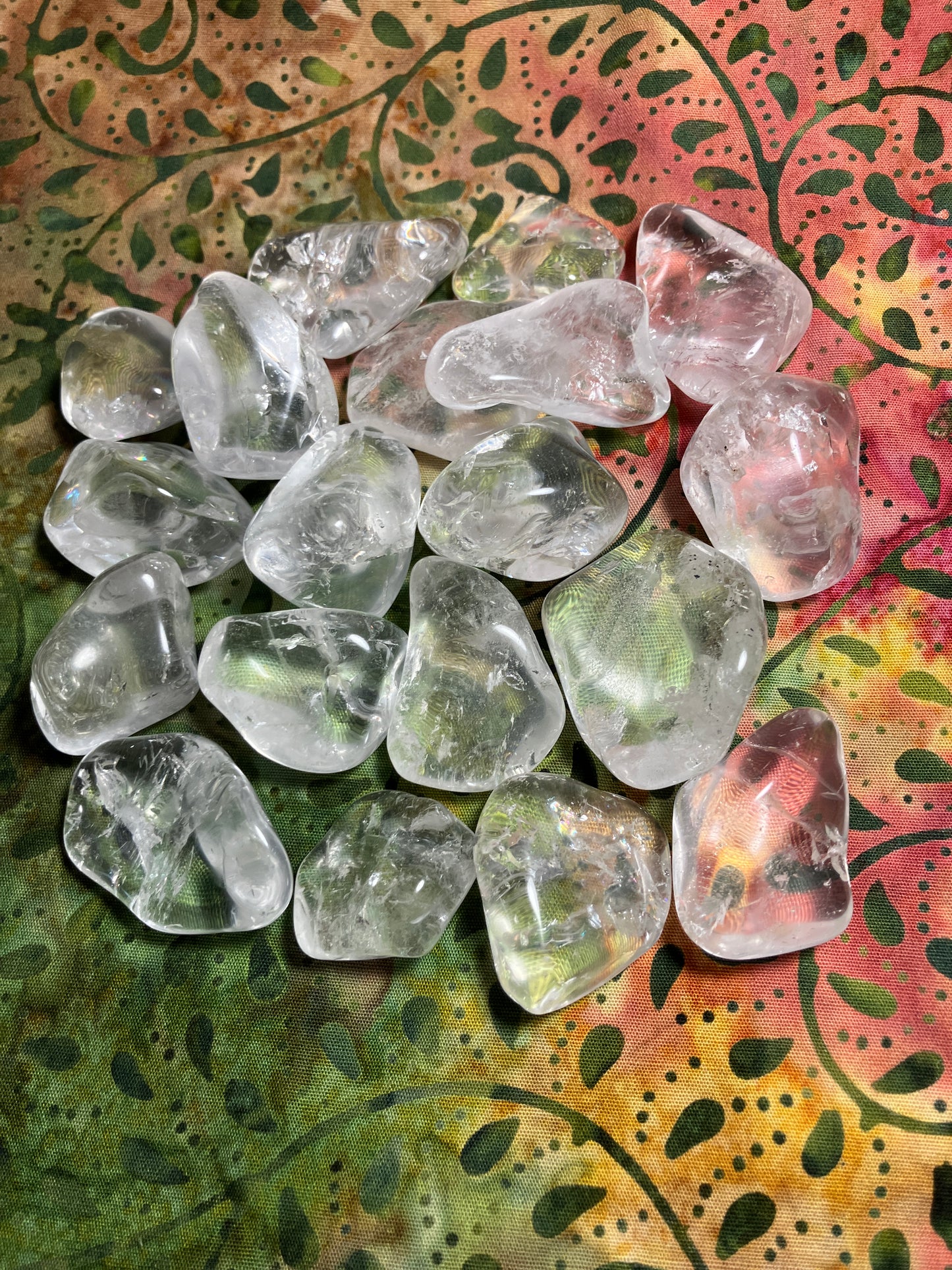 Clear Crystal Quartz Tumbled Stone (#8)