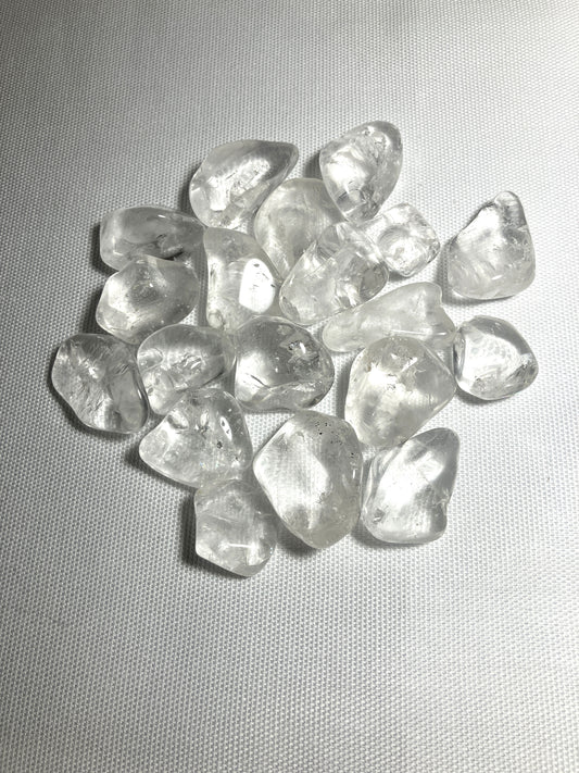 Clear Crystal Quartz Tumbled Stone (#8)