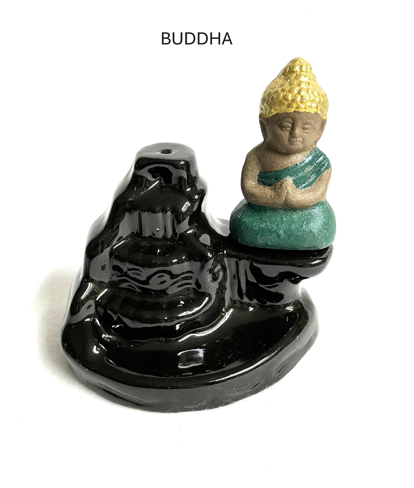Back Flow Buddha Incense Burner