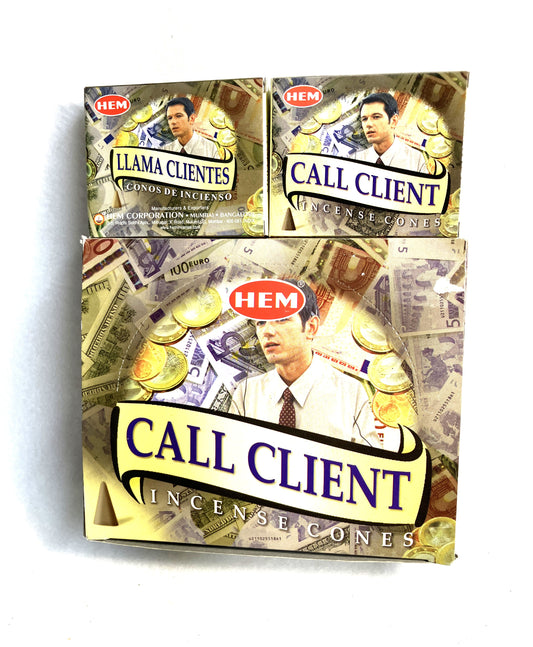 HEM Call Client Cone Incense