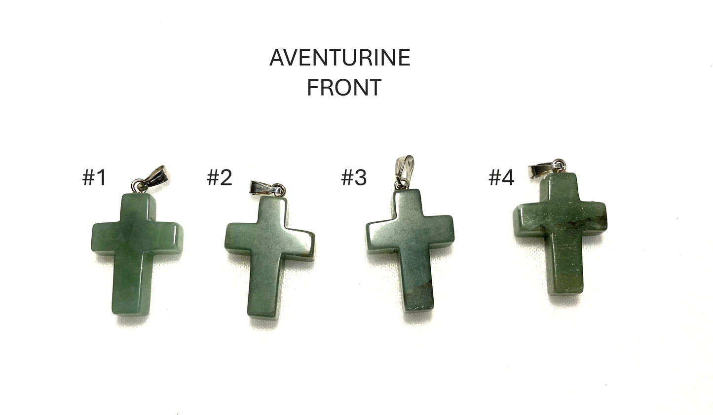 Green Aventurine Cross