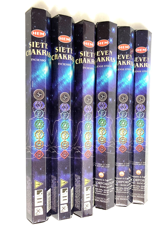 HEM Seven Chakras Stick Incense