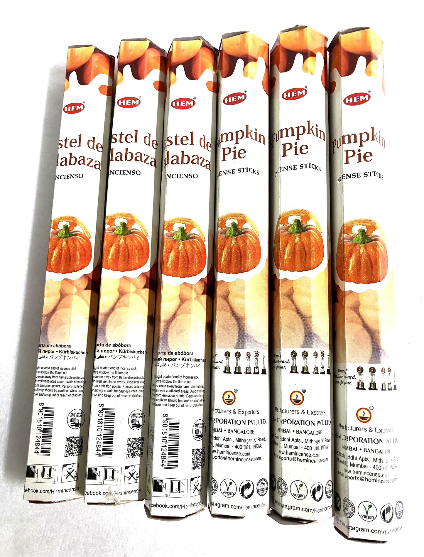 HEM Pumpkin Pie Incense Sticks