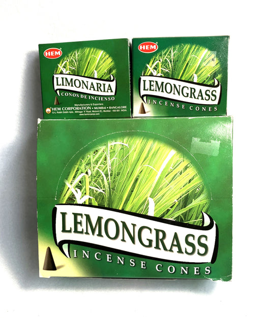 HEM Lemongrass Cone Incense