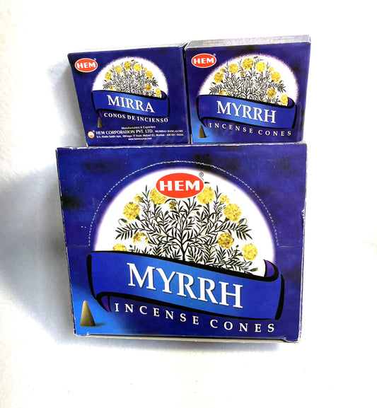 HEM Myrrh Cone Incense