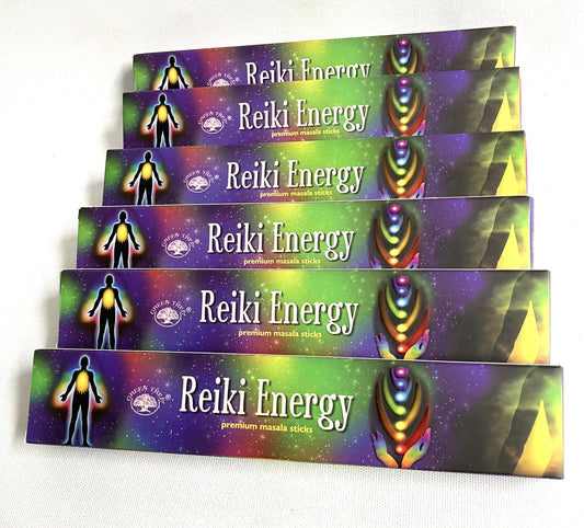 REIKI ENERGY Premium Masala Sticks by the Green Tree Company