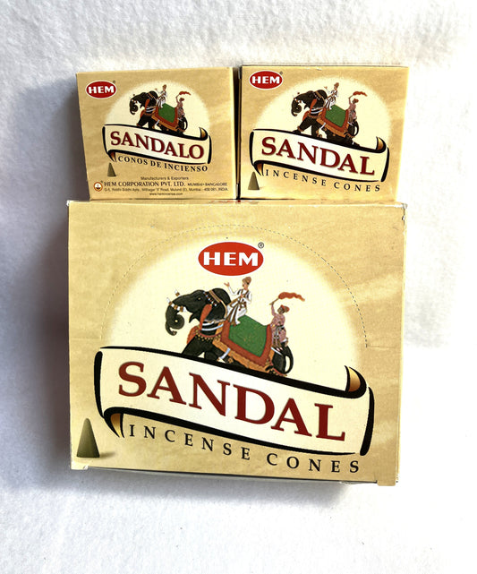 HEM Sandal Cone Incense