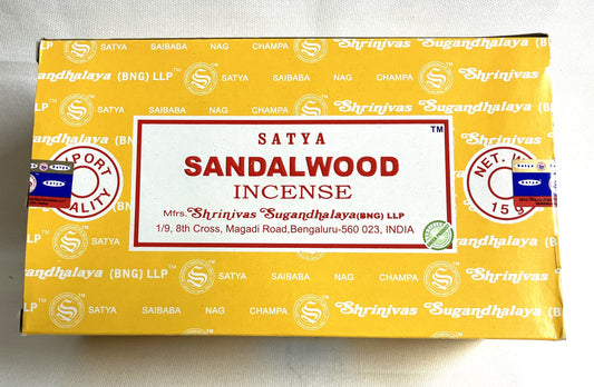 SATYA Sandalwood Incense Sticks