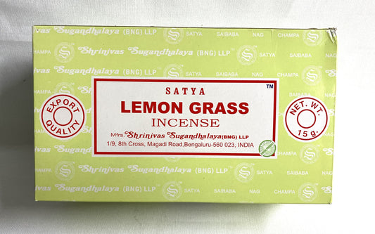 SATYA Lemon Grass Stick Incense