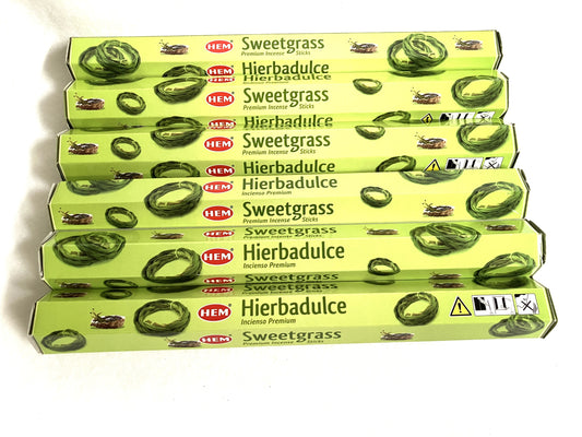 Hem Sweetgrass Incense Sticks