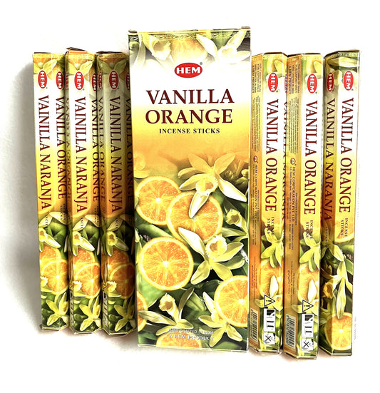 HEM Vanilla Orange Incense Sticks