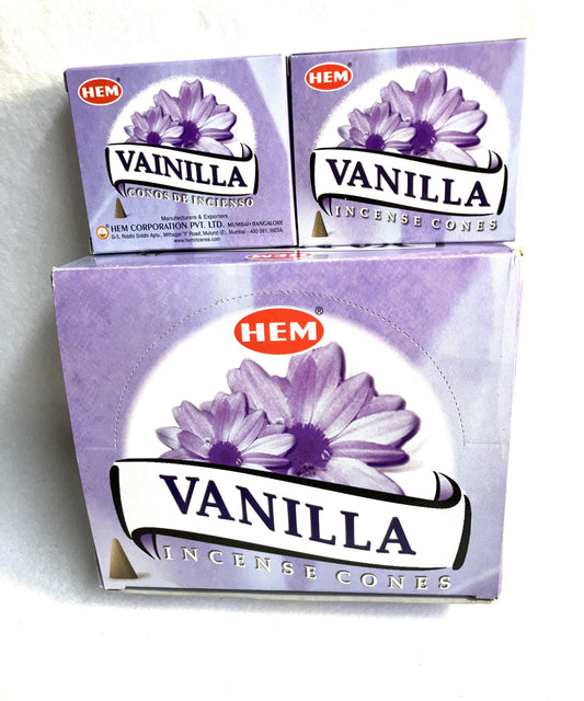 HEM Vanilla Cone Incense