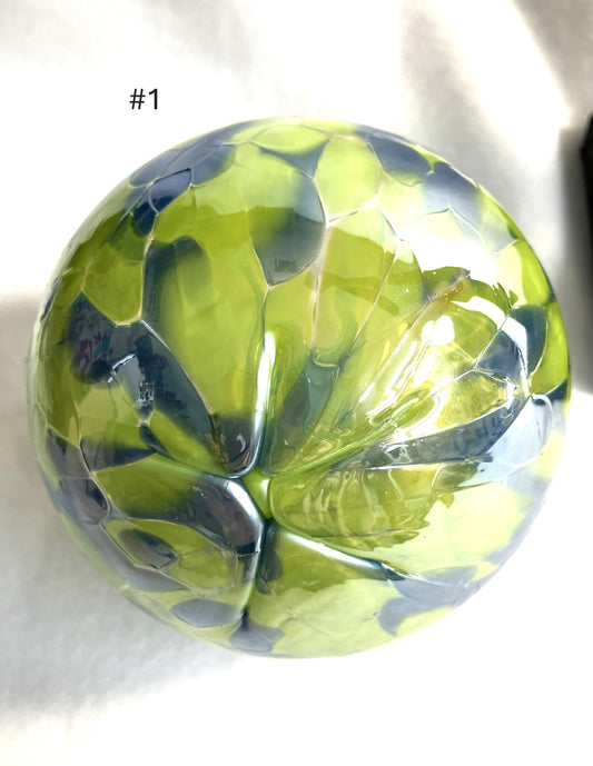 Blown Glass Witch Balls 3 to Choose From
