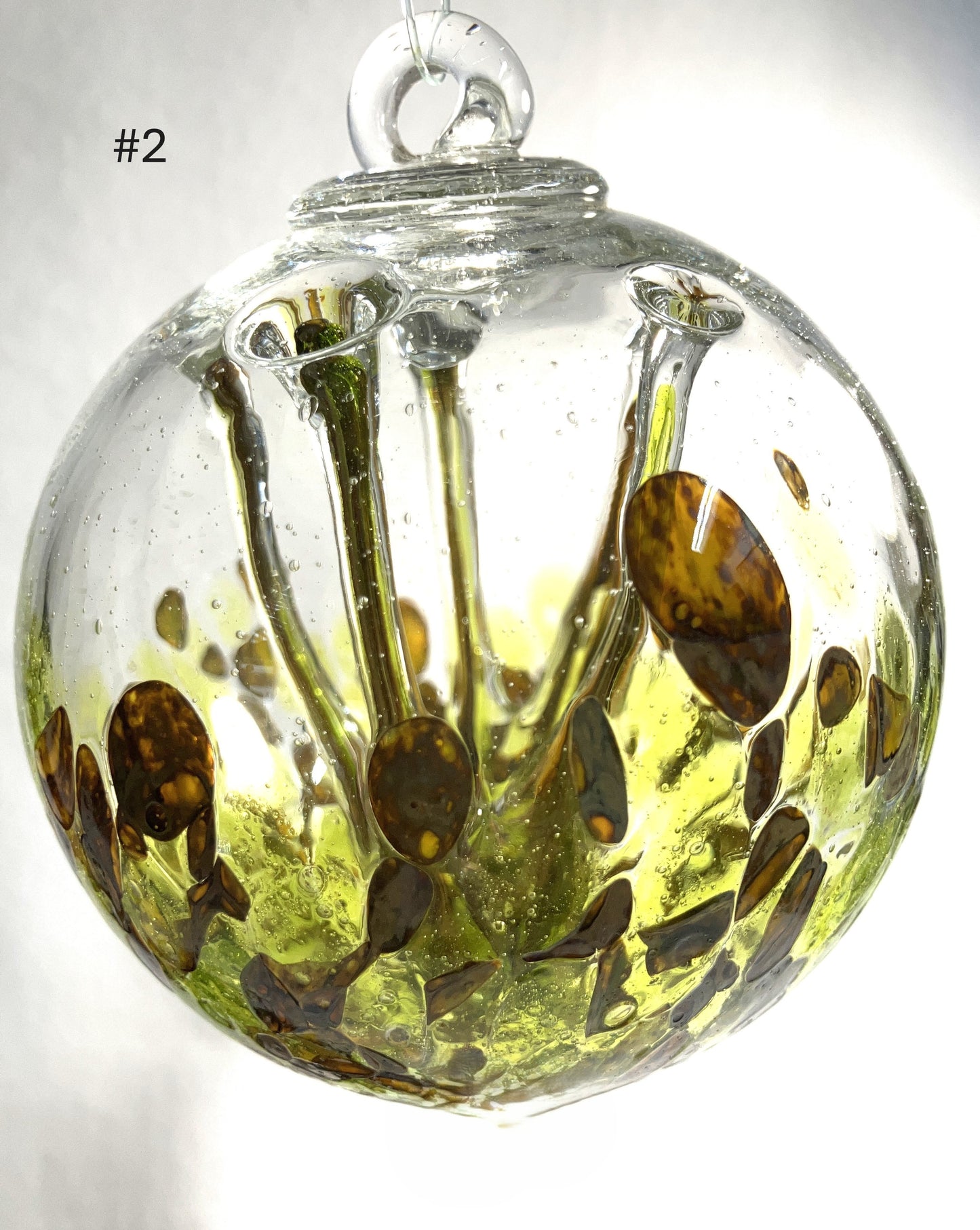 Blown Glass Witch Balls 3 to Choose From